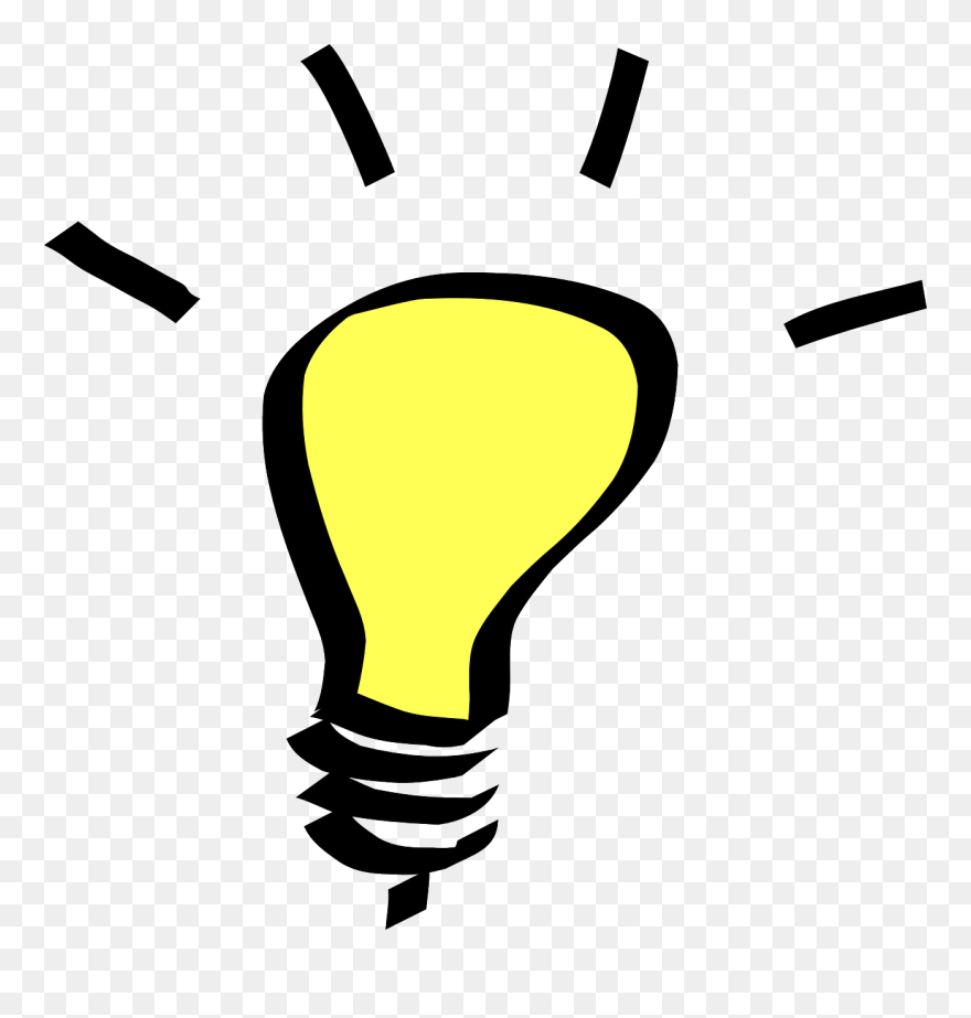 Jazz Hands Clipart - Light Bulb Clip Art - Png Download