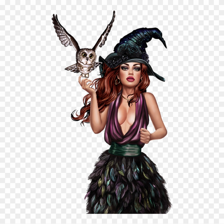 Tubes 3d Artist Alehandra Vanhek - Sexy Witch Transparent Clipart