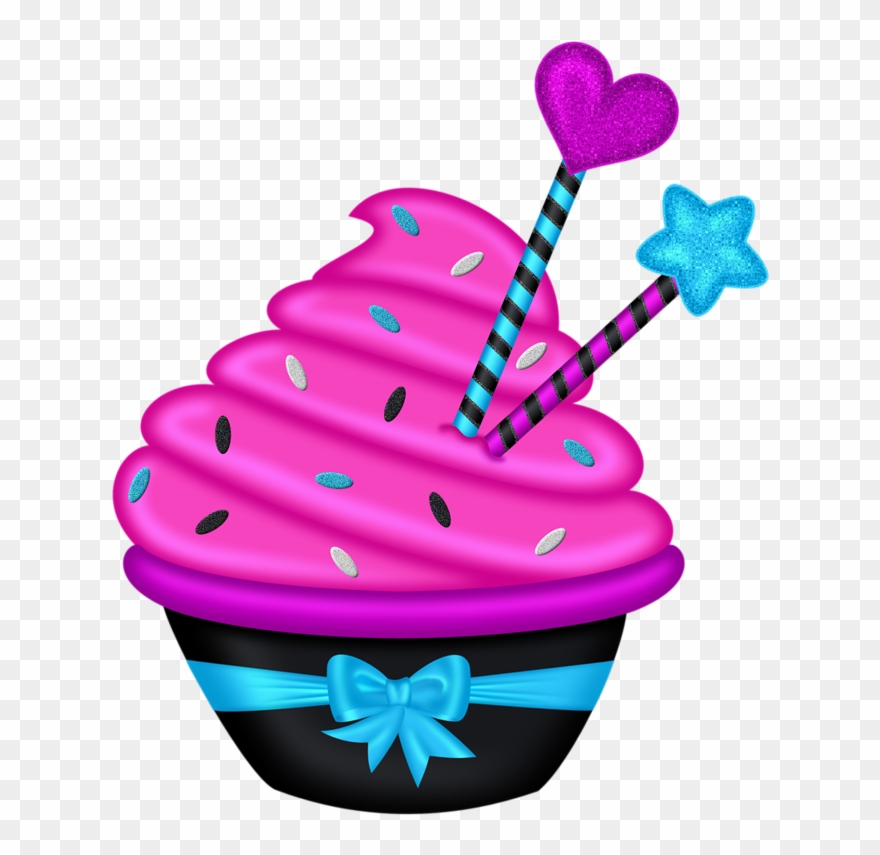Фотки Happy Birthday Clip Art, Birthday Clipart, Girl - Cupcake - Png Download