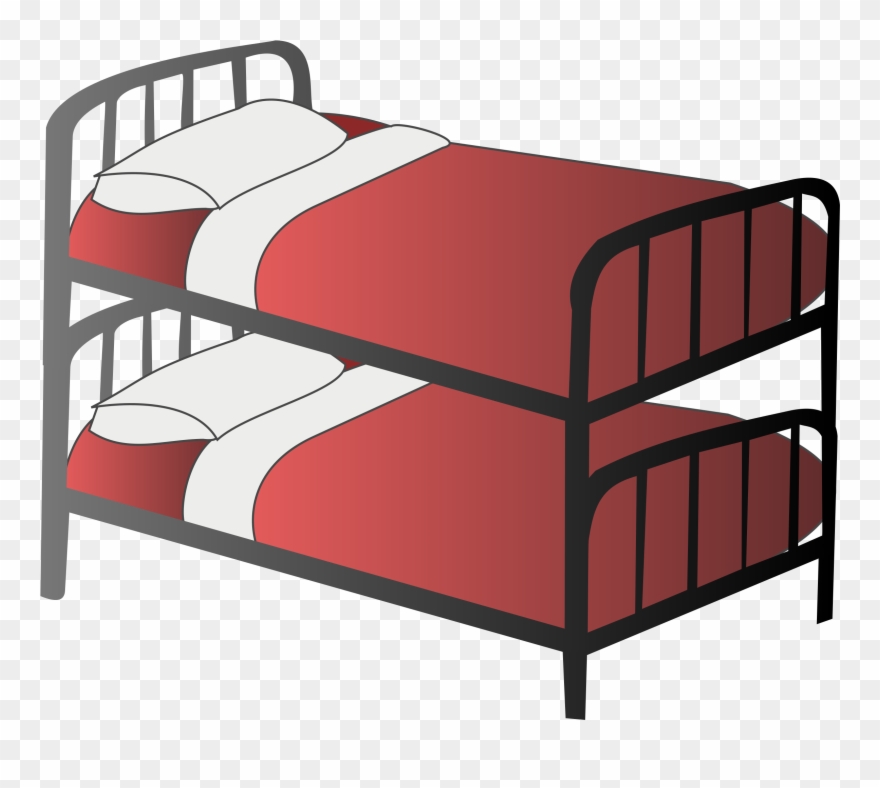 Bedtime Clipart 7 Bed Clip Art 2 Clipartbold - Clip Art Bunk Bed - Png Download