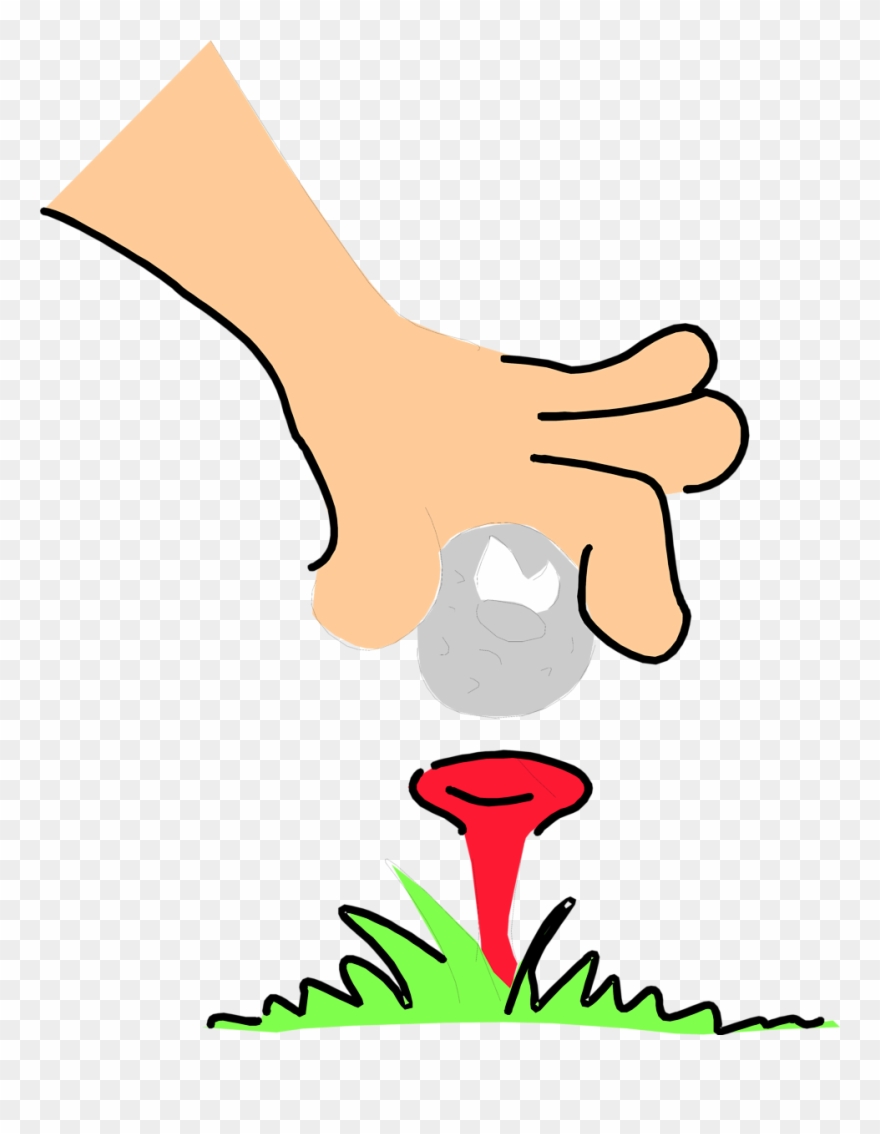 Golf Clip Cartoon Clip Free - Golf Tee Cartoon - Png Download