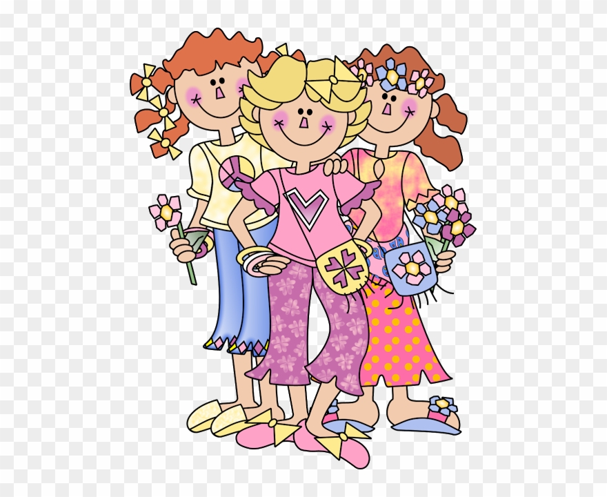 Girl Power Clipart ~ Teen Amp Tween Girls Girl - Girl - Png Download