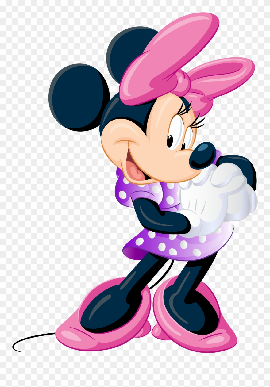 Minnie Mouse Free Clip Art Image - Clipart Minnie Mouse Png Transparent Png