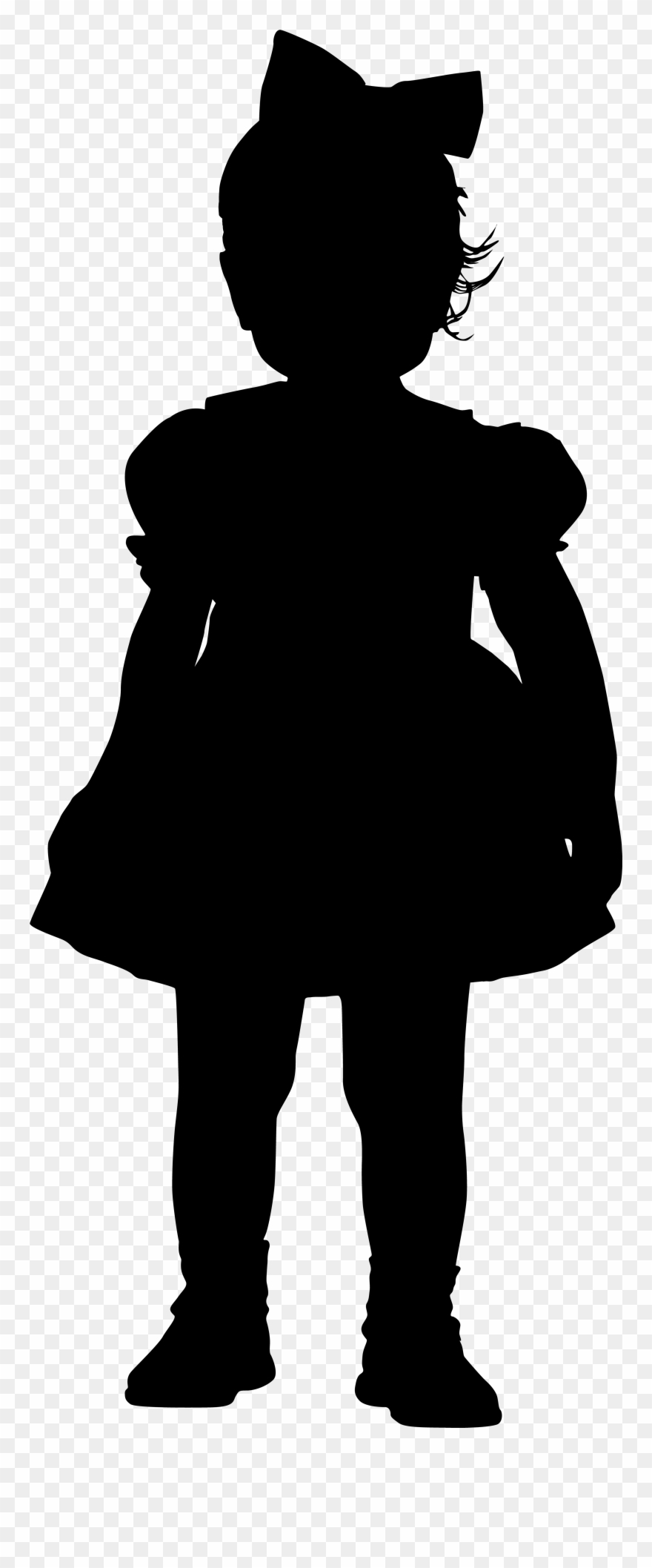 Little Girl Silhouette Png Clip Art Imageu200b Gallery - Little Girl Silhouette Png Transparent Png