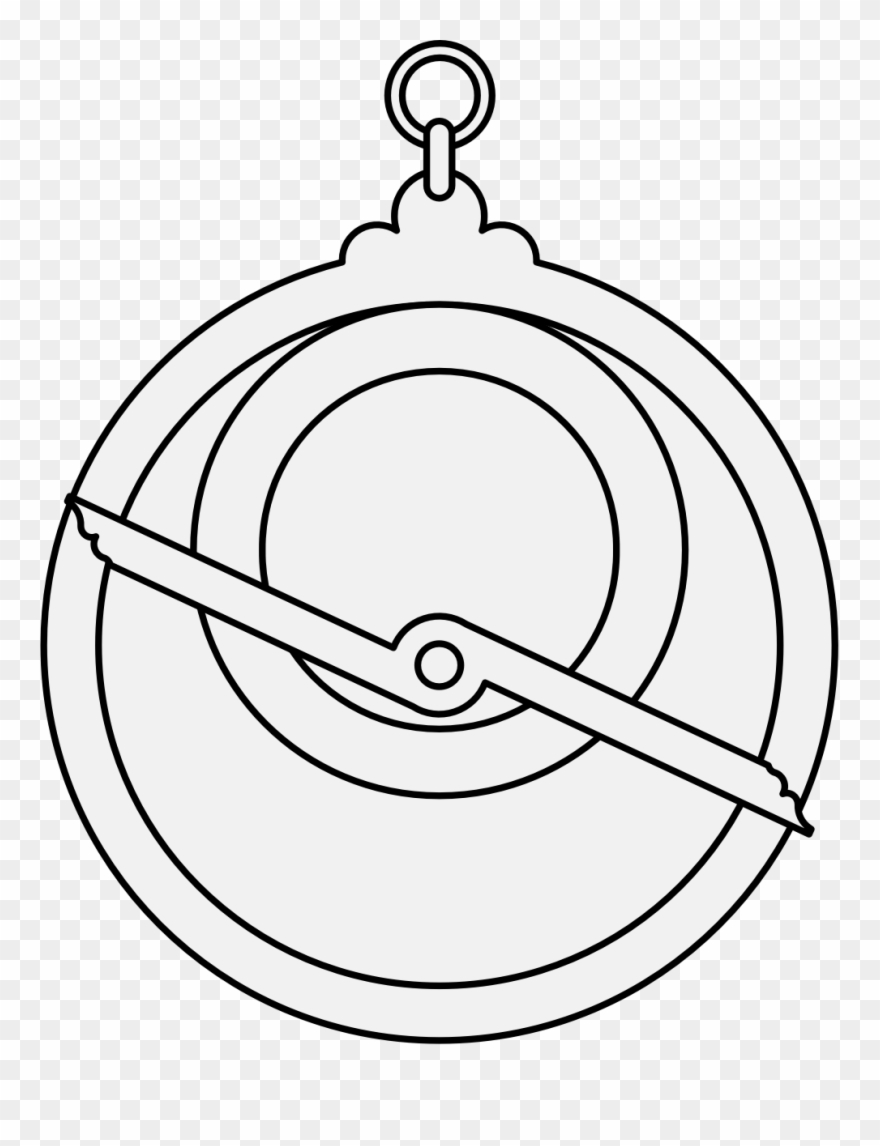 Free Astrolabe Drawing Old - Circle Clipart