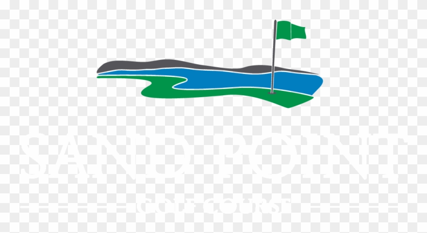 Sand Point Golf Course & Greenside Tavern - Flag Clipart