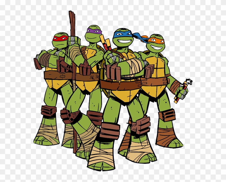 Teenage Mutant Ninja Turtles 2012 Clip Art Cliparts - Las Tortugas Ninja Png Transparent Png