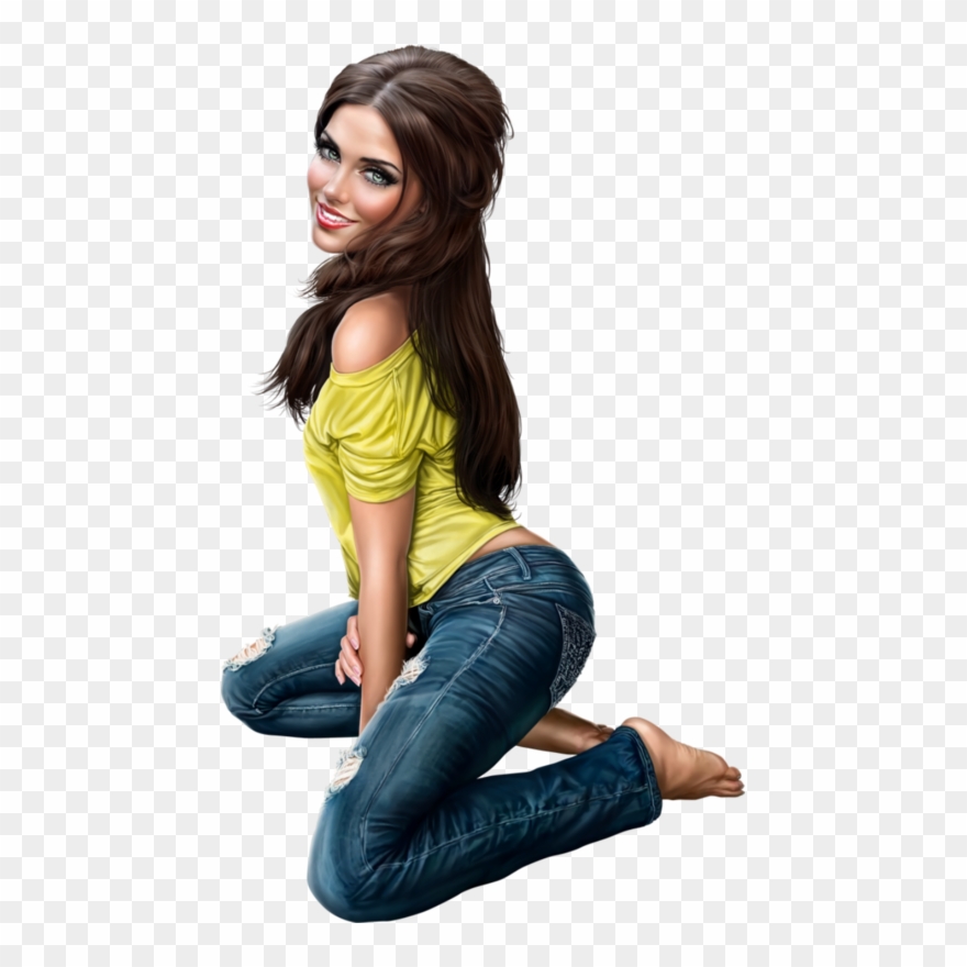 Tube Femmes Illustration Girl, Girl Illustrations, - Aplauso Por Un Dia Mas De Vida Clipart