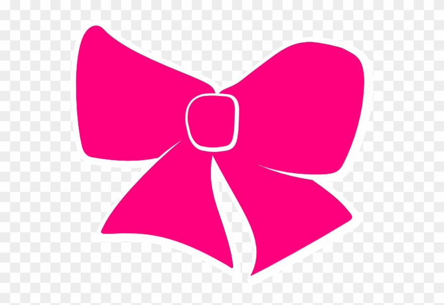 Hair Bow Clip Art - Pink Cheer Bows Clipart - Png Download