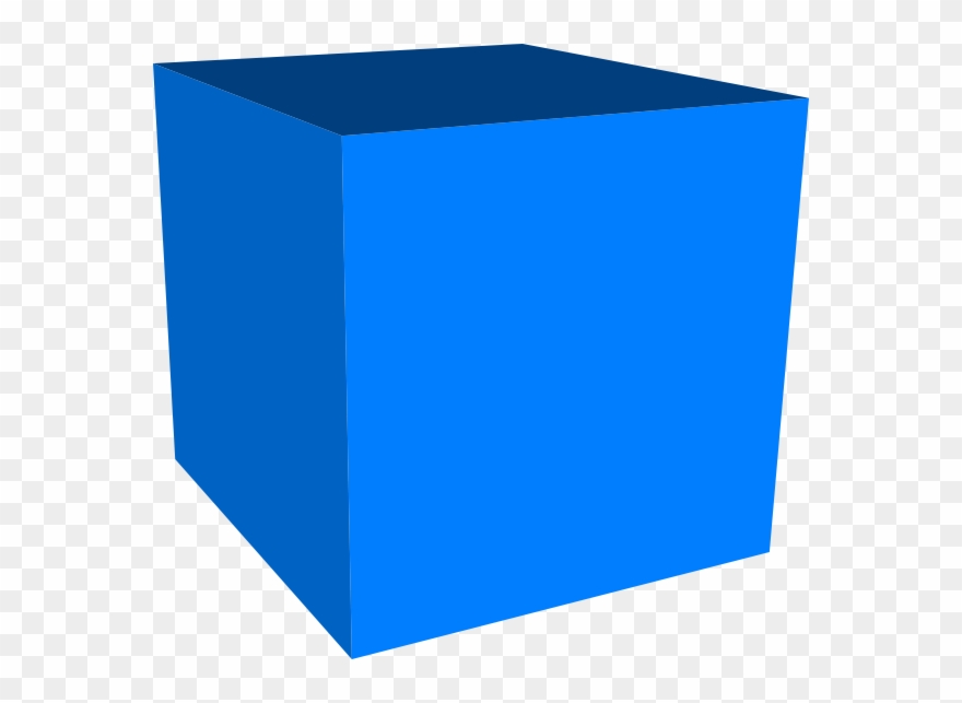 3d Cube Cliparts - 3d Blue Cube Png Transparent Png