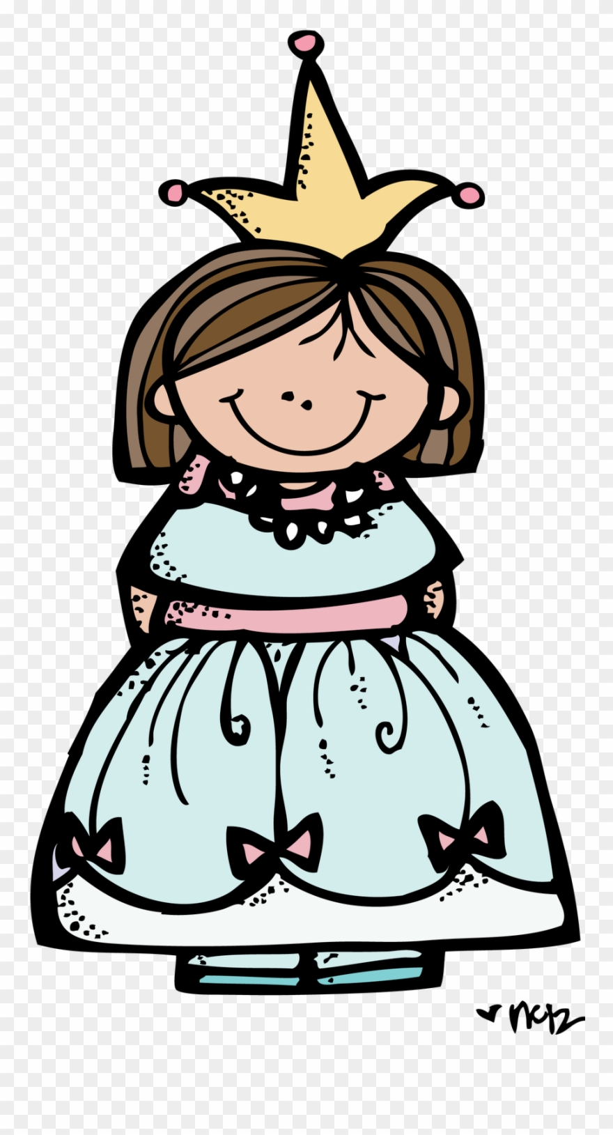 April's Princess - Melonheadz Princess Clipart