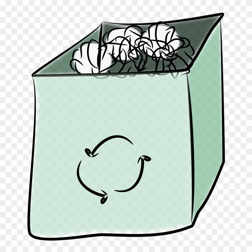Waste Container Clipart Rubbish Bins & Waste Paper - Hojas De Papel Basura Png Transparent Png