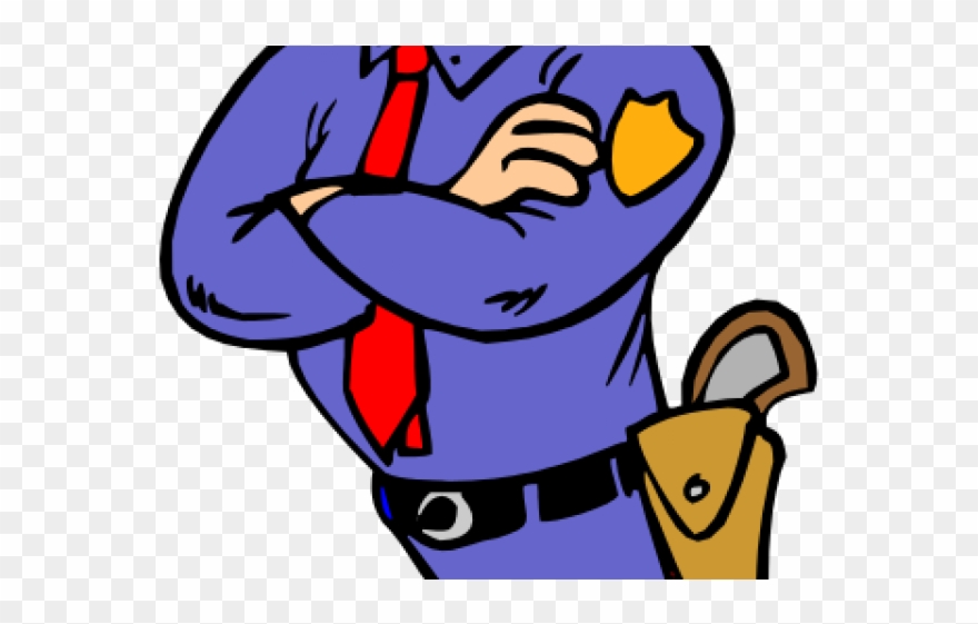 Original - Cartoon Police Officer Transparent Clipart