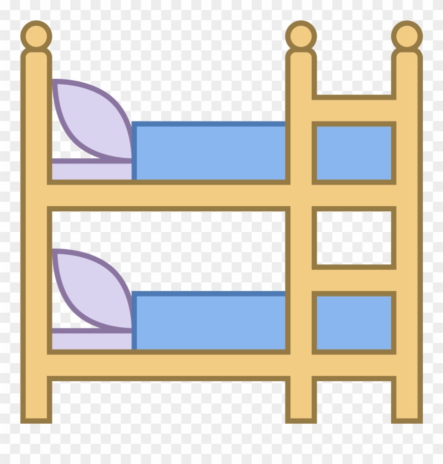 Bunk Icon Free Download Png And Vector - Bunk Bed Clipart