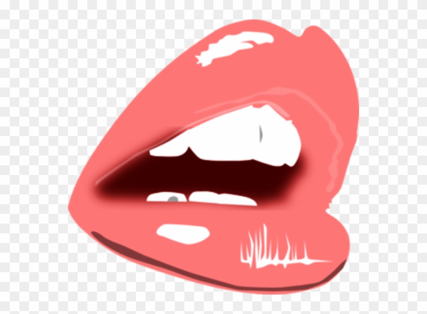 Talking Mouth Clipart - Glossy Lips Clipart - Png Download