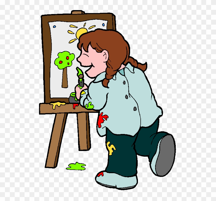 Gifted Athletes Artists And - Painting Clip Art - Png Download