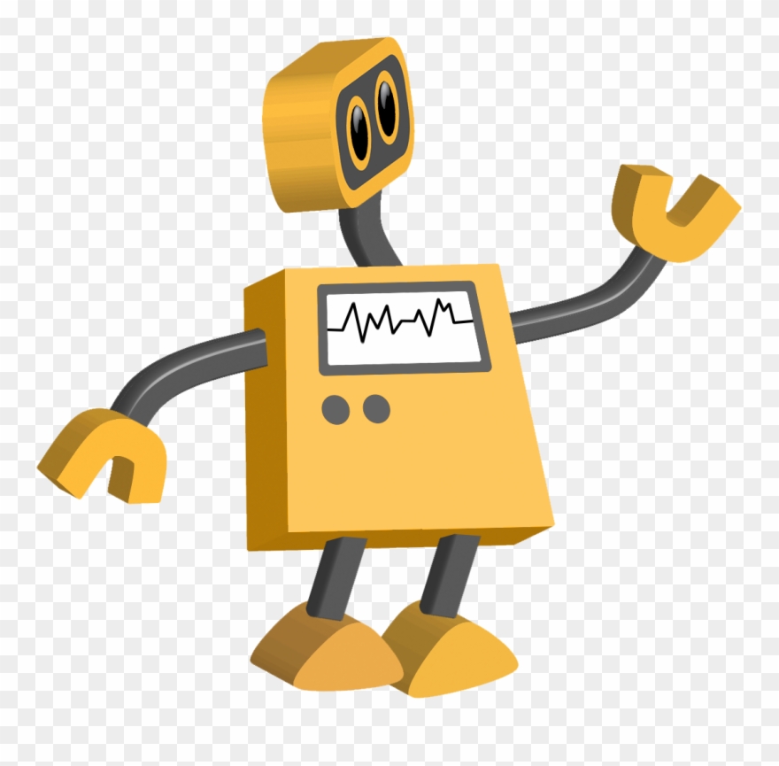 Looking Left - Transparent Background Robot Png Clipart