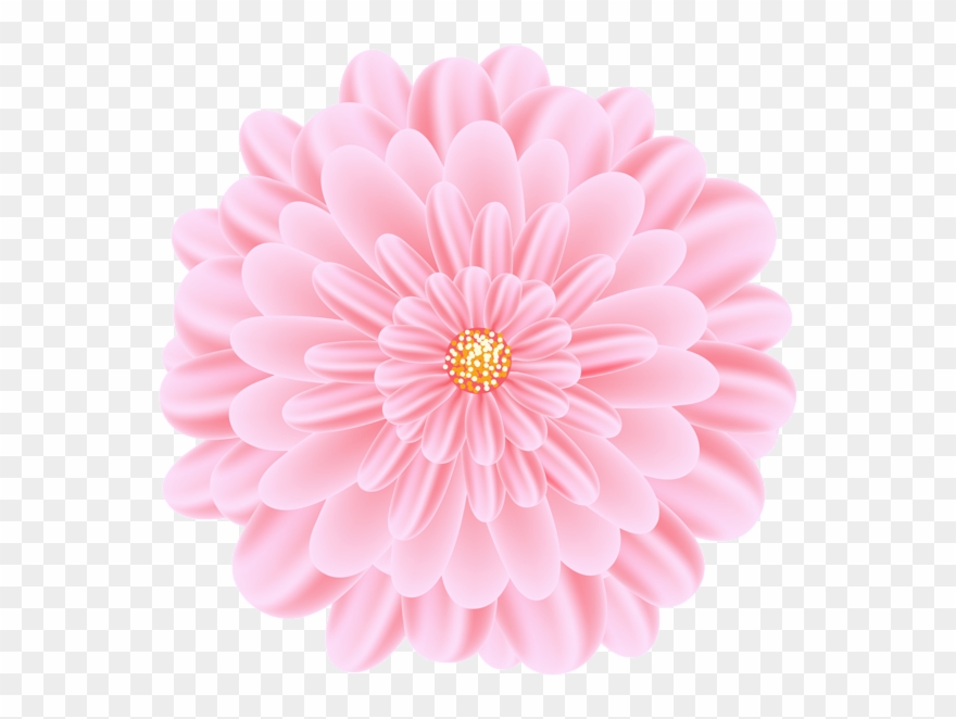 Flower Clip Art Image - Flower Button - Png Download