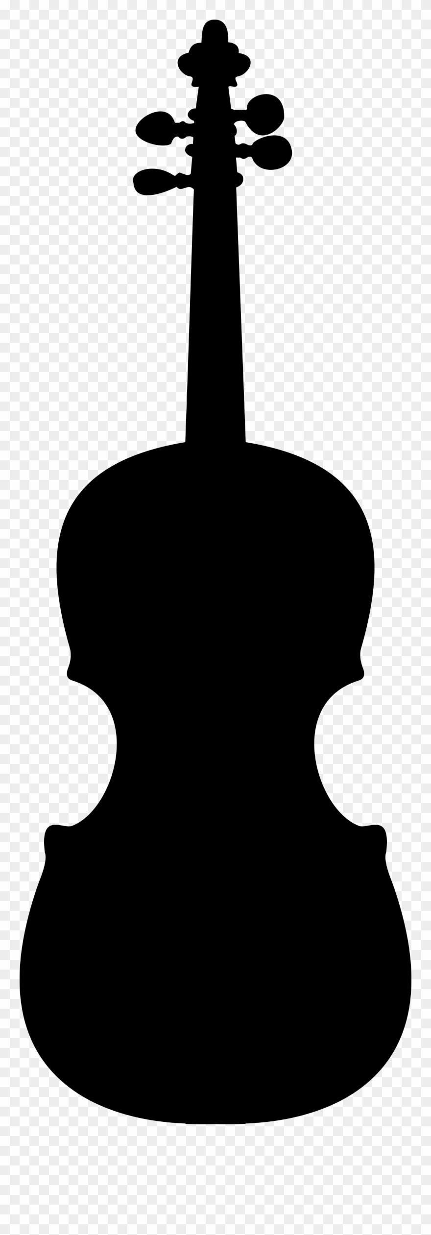 Violinist Clipart Silhouette - Violin Stradivarius - Png Download
