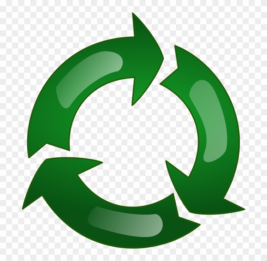 Recycling Symbol Recycling Bin Paper Recycling - Simbolo De Residuos Ordinarios Clipart