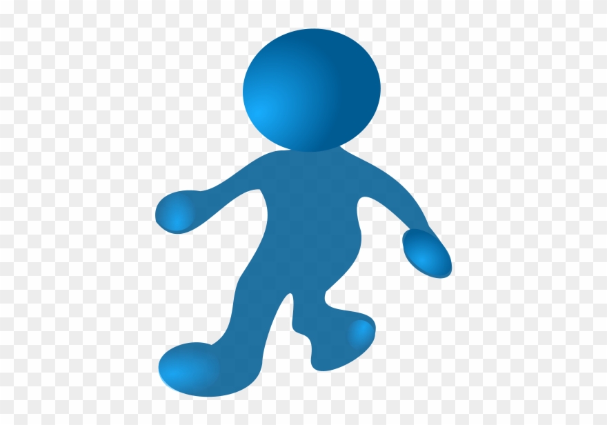 Walking Free Vector - Walking Man Cartoon Animation Clipart
