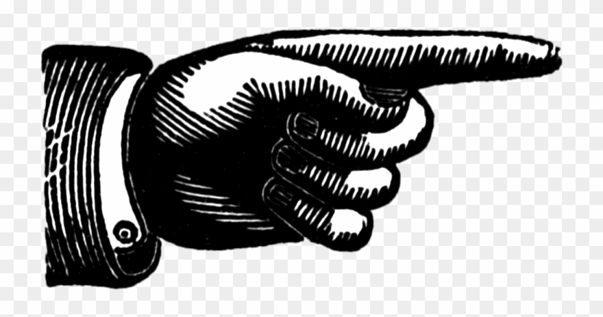 Finger Pointing Clipart - Pointing Finger No Background - Png Download