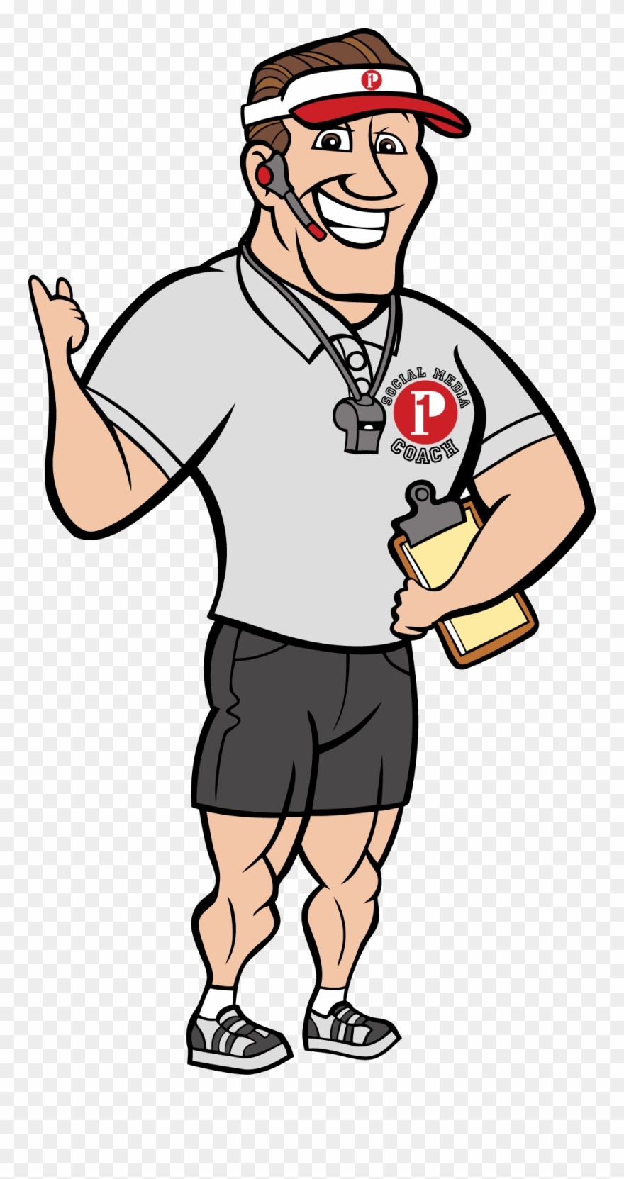 Coach Clipart Athletic Coach - Coach Clipart Transparent Background - Png Download