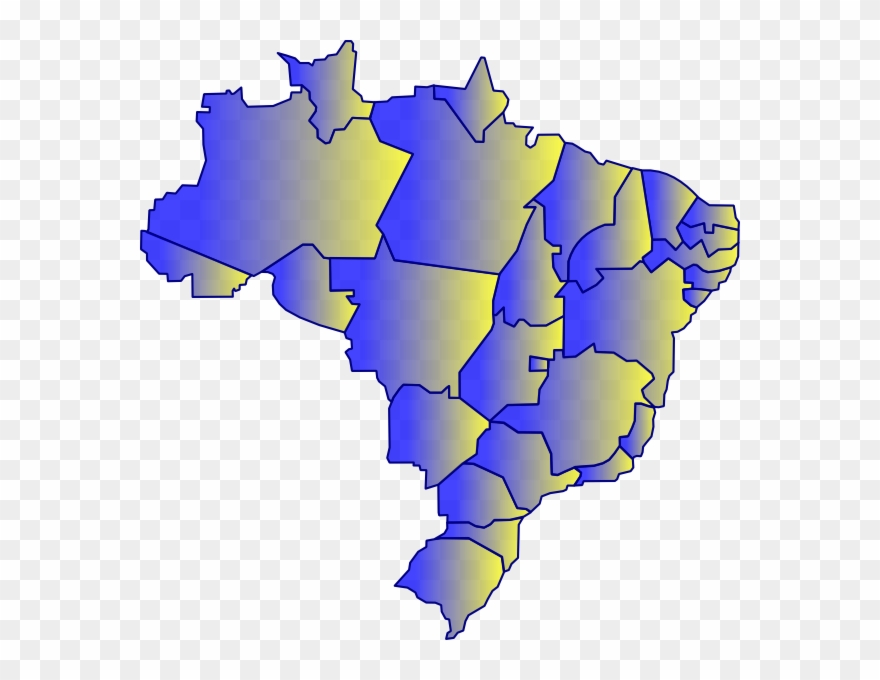 Mapa Do Brasil Vetorizado Clipart