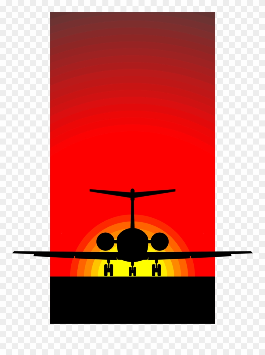 Popular Images - Aircraft Silhouette Clip Art - Png Download