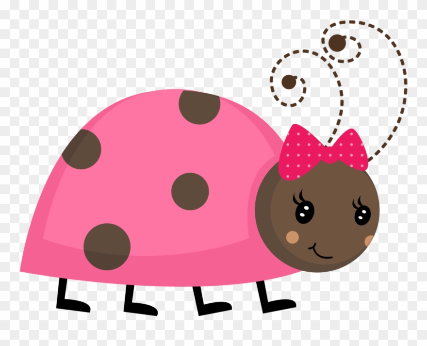 Ladybug Baby Clip Art - Lady Bug Pink - Png Download