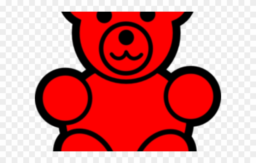 Gummy Bear Clipart Redteddy - Clip Art Gummi Bears - Png Download