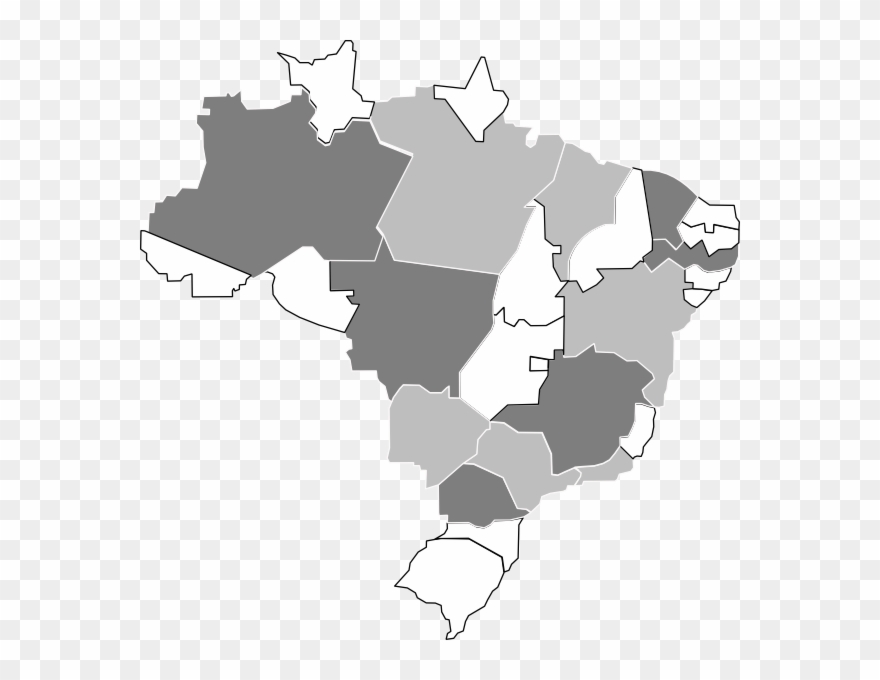 Desenho Do Mapa Do Brasil Clipart