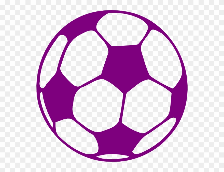 Purple Soccer Ball - Purple Soccer Ball Png Clipart
