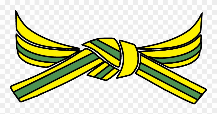 The Foundations Of The Basic Techniques Are Laidnow - Karate Belt Yellow Png Clipart