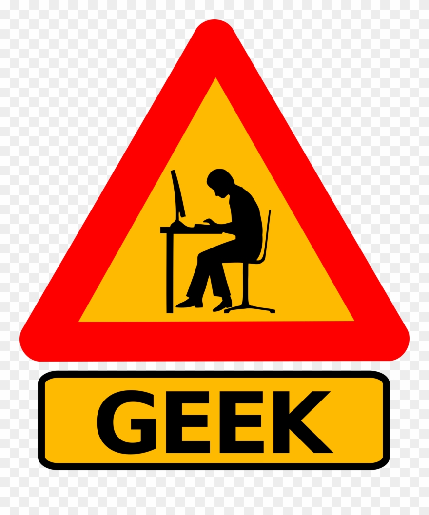 Warning Geek Clipart