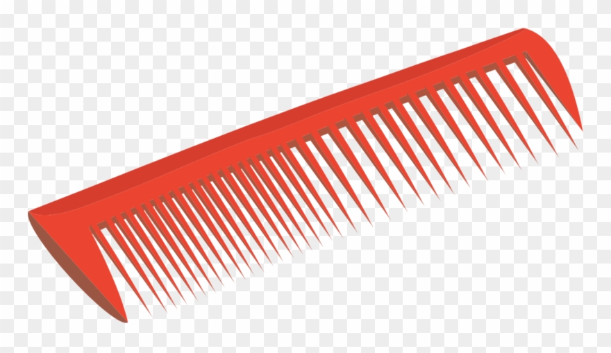 Comb Barber Hair-cutting Shears Hairdresser Hairbrush - Comb Png Clipart