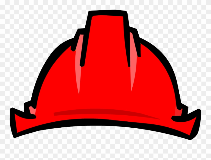 Red Hard Hat - Club Penguin Red Helmet Clipart