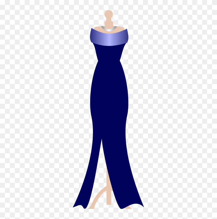 Formal Clipart Free For Download - Evening Dress Clip Art - Png Download