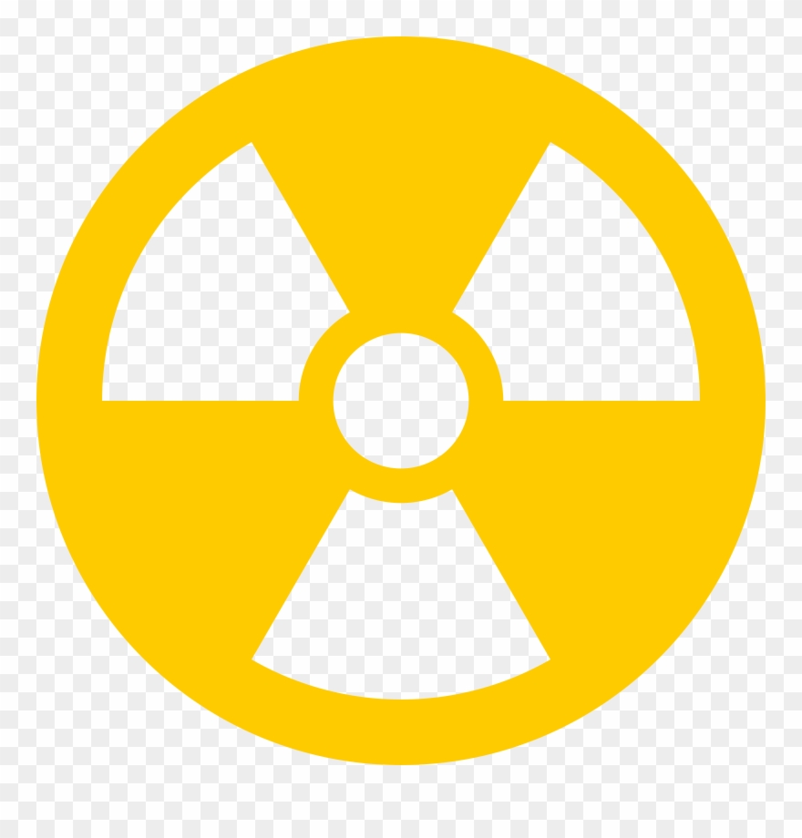 Radioactive Clipart Caution - Radioactive Icon - Png Download