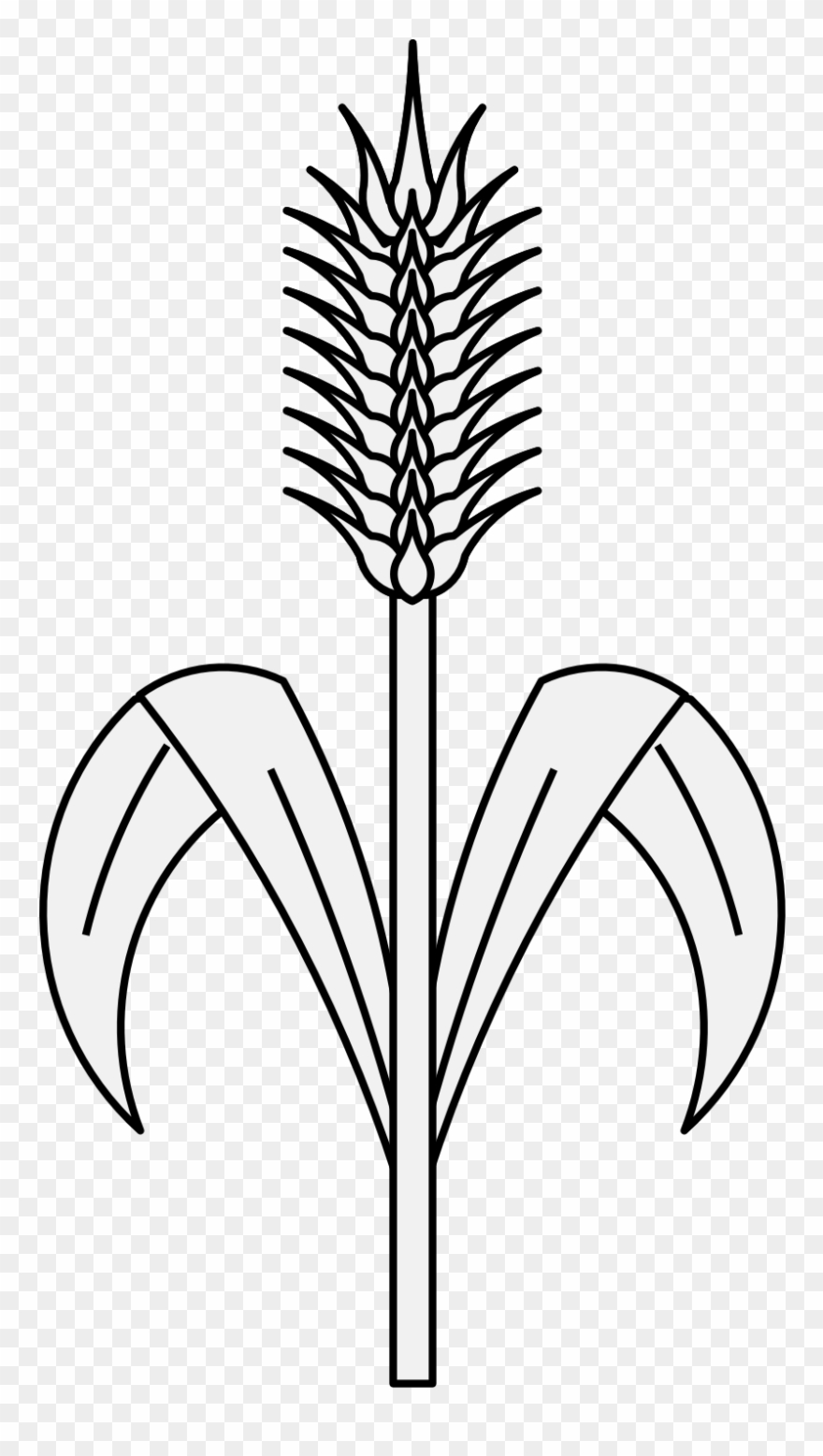 Clip Art Library Library Wheat At Getdrawings Com - Traceable Wheat - Png Download