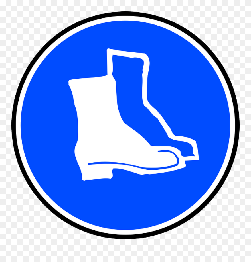Feet Protection Hard Boots Svg Clip Arts 600 X 600 - Png Download