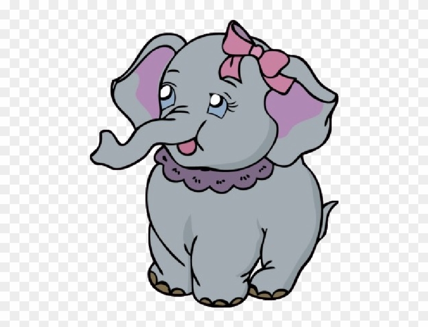 Elephant Cartoon Clip Art - Png Download