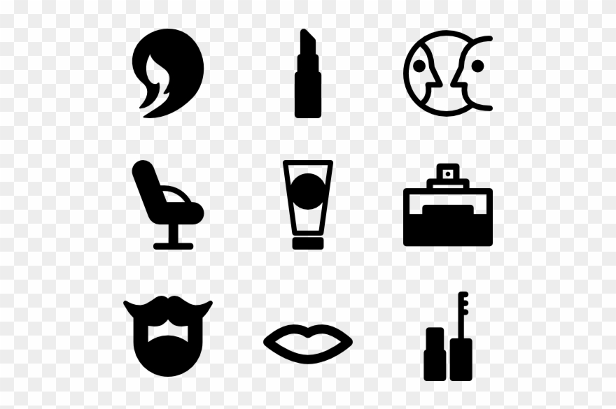 Hairdresser Clipart Beauty Icon - Beauty Icons - Png Download