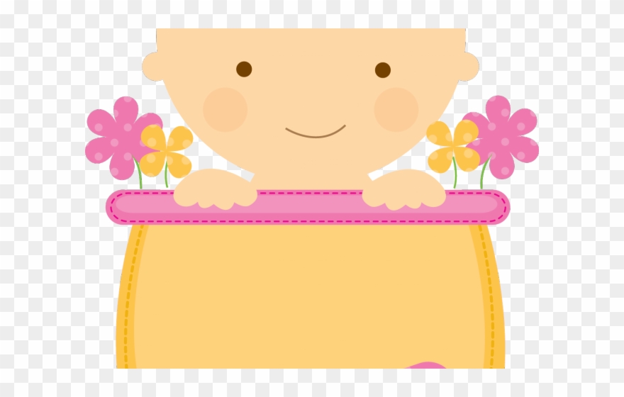 Pinterest Baby Cliparts - Baby In Flower Pot Clip Art - Png Download