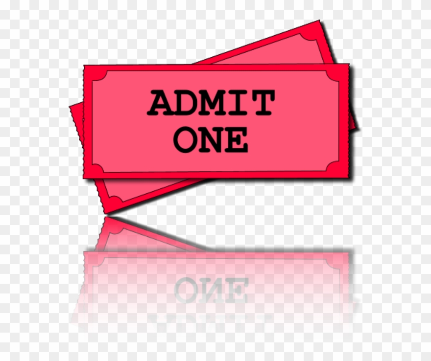 Movie Ticket Clipart Transparent Background - Png Download