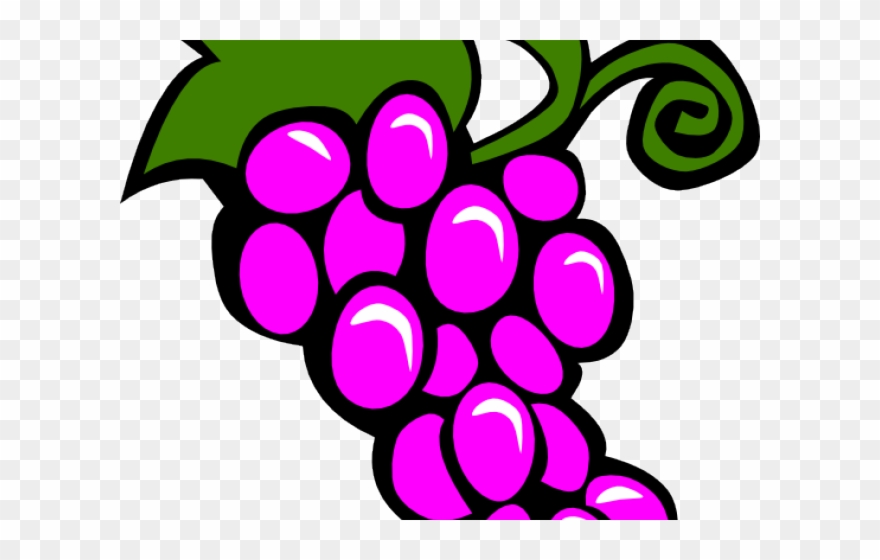 Other Clipart Different Fruit - Bunch Of Grapes Clipart - Png Download
