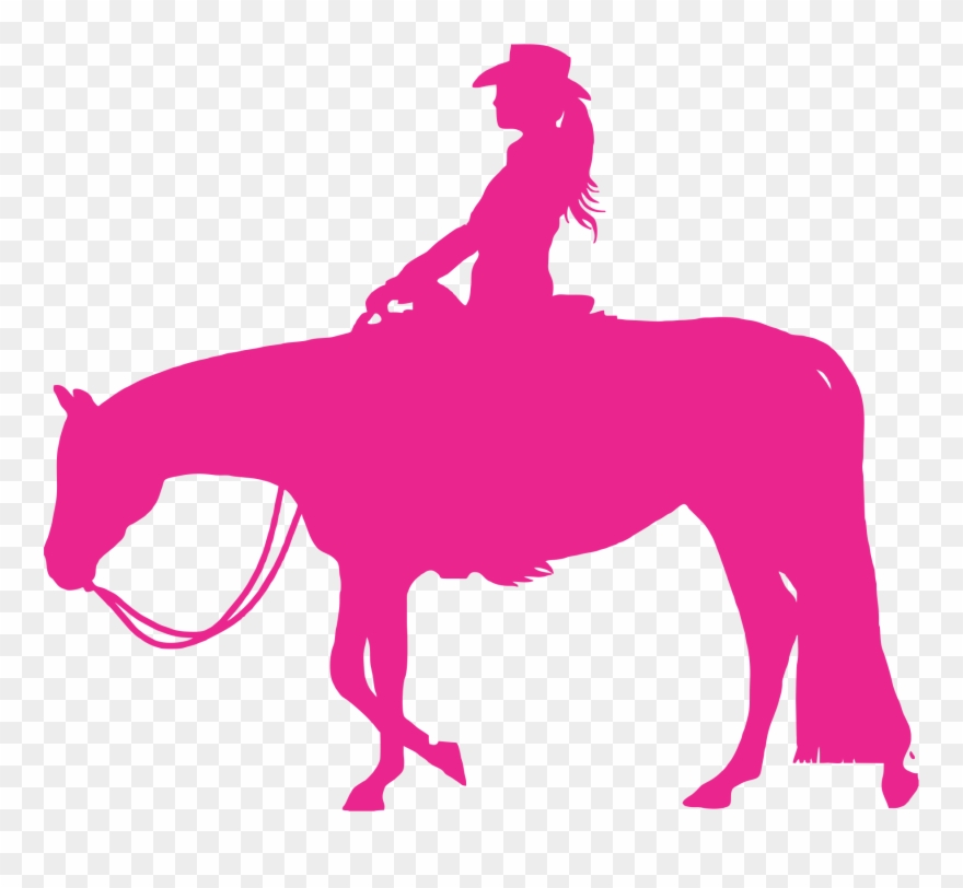 Western Pleasure Horse Decal Clipart