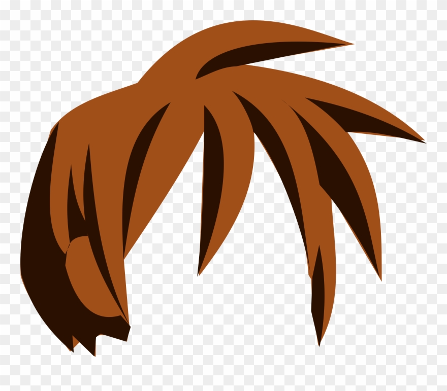 Hair Clipart Panda Free Images Clip Art - Brown Anime Hair Png Transparent Png