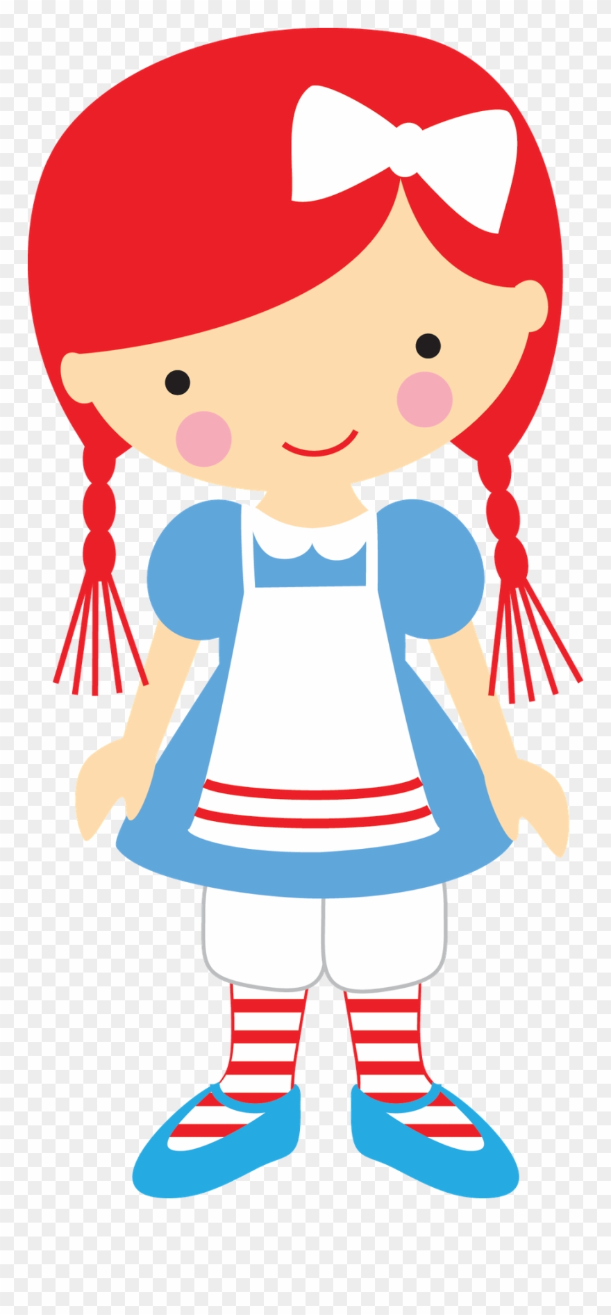 Girl Clipart, Cute Clipart, Raggedy Ann And Andy, - Storybook Character Parade Clipart - Png Download