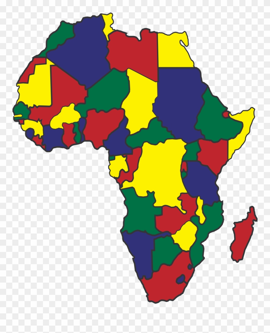 Image Royalty Free Africa Map Clipart - Spanish Speaking Countries In Africa And Europe - Png Download